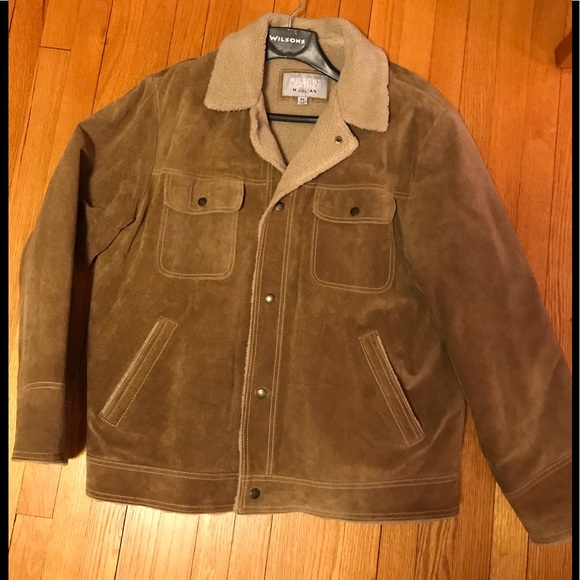 wilson leather suede jacket